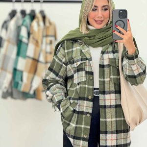 شکت چهارخونه چهار جیب کد 7181