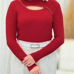 بافت برش دار نگین دوزی کد 7161