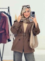 بارانی قهوه ای