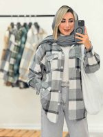 شکت چهارخونه چهار جیب کد 7181 - تصویر 19