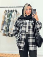 شکت چهارخونه چهار جیب کد 7181 - تصویر 12