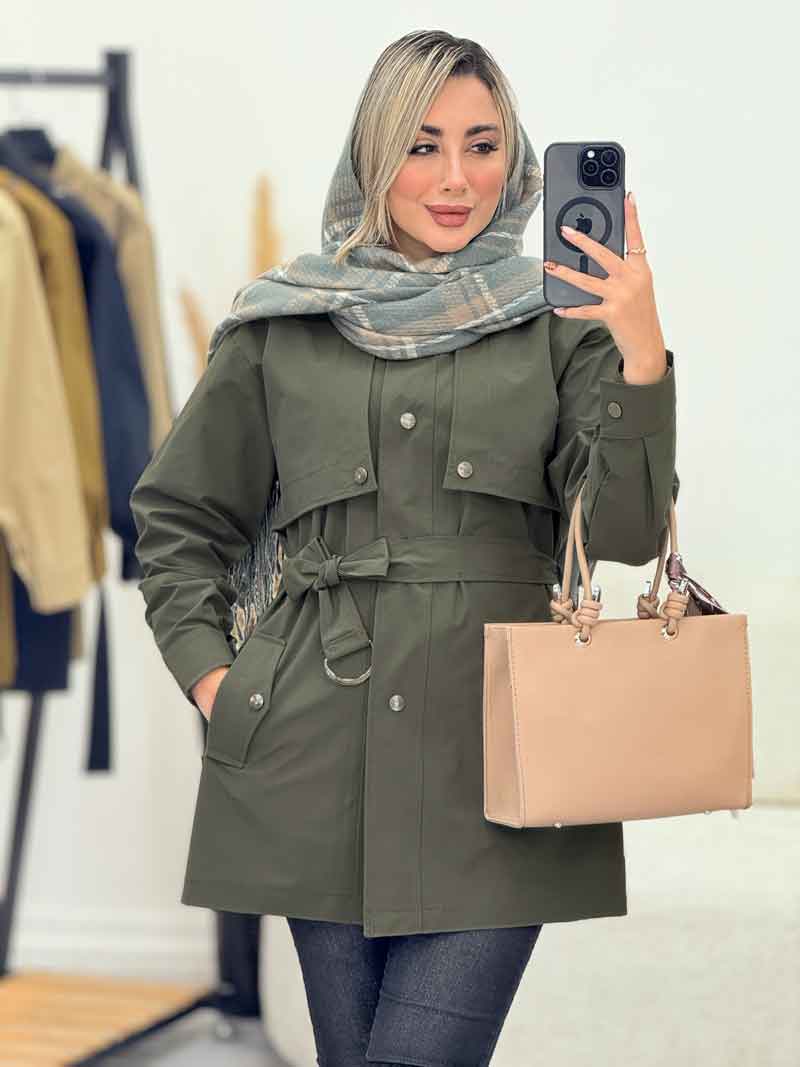 بارانی ژیله دار سما کد 7220 بارانی ژیله دار سما کد 7220