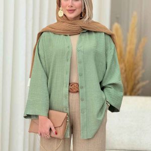 مانتو پشت پیله آرام کد 7114
