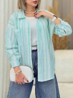 استایل با سبز آبی
