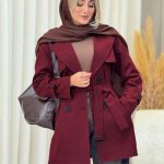 بارانی چهاردکمه ژیله دار کد 7133