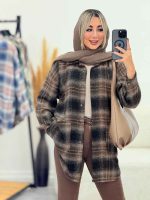 شکت چهارخونه جیب پایین کد 7349 - تصویر 13