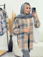 شکت چهارخونه جیب پایین کد 7349 - تصویر 17