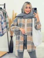 شکت چهارخونه جیب پایین کد 7349 - تصویر 3