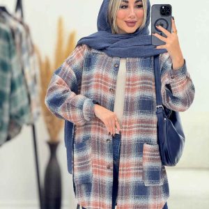 شکت چهارخونه جیب پایین کد 7349