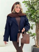 بارانی دو دکمه سرشانه پاگن الینا کد 7244