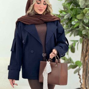 بارانی دو دکمه سرشانه پاگن الینا کد 7244