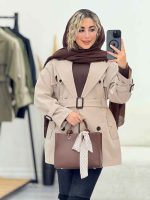 بارانی چهاردکمه پشت ژیله کد 7199