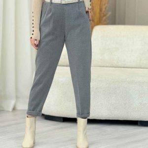 شلوار کج راه کمرکش کد 7301