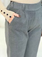 شلوار کج راه کمرکش کد 7301 - تصویر 6