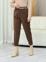 شلوار کج راه کمرکش کد 7301 - تصویر 2