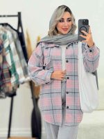 شکت چهارخونه تک جیب خاطره کد 7305