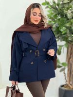 بارانی سرمه ای