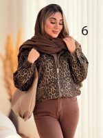 بامبر طرح پلنگی کد 7460 - تصویر 15