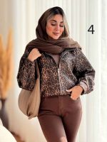 بامبر طرح پلنگی کد 7460 - تصویر 8