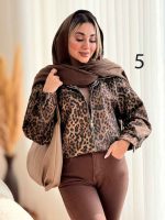 بامبر طرح پلنگی کد 7460 - تصویر 12
