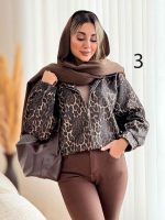بامبر طرح پلنگی کد 7460 - تصویر 23