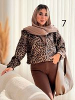 بامبر طرح پلنگی کد 7460 - تصویر 11