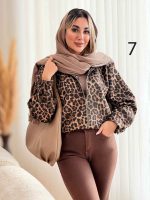 بامبر طرح پلنگی کد 7460 - تصویر 9