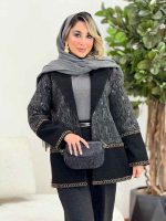 پالتو پولک دوزی کد 7455 - تصویر 4