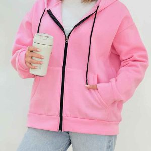 سوئیشرت کلاه دار دو جیب کد 7499