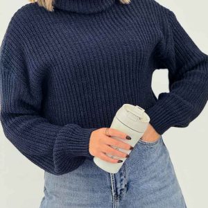 بافت یقه اسکی کاملیا کد 7446