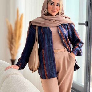 شکت طرح دار تک جیب آتوسا کد 7426