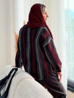 شکت طرح دار تک جیب آتوسا کد 7426 - تصویر 4