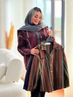 شکت طرح دار تک جیب آتوسا کد 7426 - تصویر 3