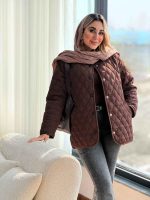 کاپشن لوزی دوزی دو جیب کد 7435 - تصویر 12