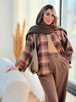 شکت چهارخونه تک جیب سحر کد 7404 - تصویر 5