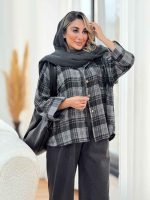 شکت چهارخونه تک جیب سحر کد 7404 - تصویر 7