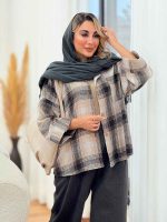 شکت چهارخونه تک جیب سحر کد 7404 - تصویر 20