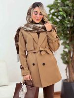 بارانی چهاردکمه آوین کد 7421 - تصویر 11