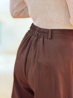 شلوار بگ دو جیب کمرکش کد 7375 - تصویر 8