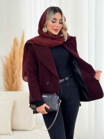 پالتو دو دکمه جواهر کد7516 - تصویر 11
