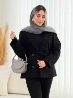 پالتو شاین چهاردکمه کد 7542 - تصویر 5