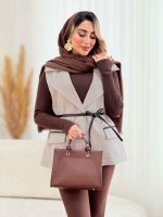 وست طرح دار دو جیب کد 7541 - تصویر 2