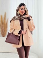 پالتو کتی دو دکمه سلوا کد 7464 - تصویر 12