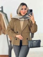 بارانی ژیله دار پریسا کد 7555 - تصویر 7
