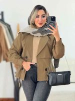 بارانی ژیله دار پریسا کد 7555 - تصویر 24