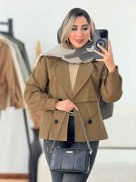 بارانی ژیله دار پریسا کد 7555 - تصویر 14