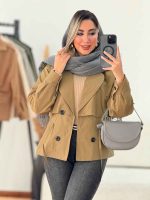 بارانی ژیله دار پریسا کد 7555 - تصویر 17