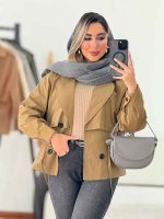 بارانی ژیله دار پریسا کد 7555 - تصویر 21