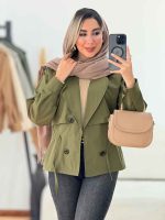 بارانی ژیله دار پریسا کد 7555 - تصویر 33
