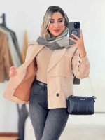 بارانی ژیله دار پریسا کد 7555 - تصویر 12